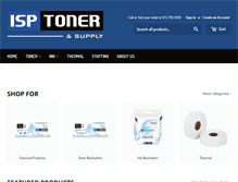 Tablet Screenshot of isptoner.com